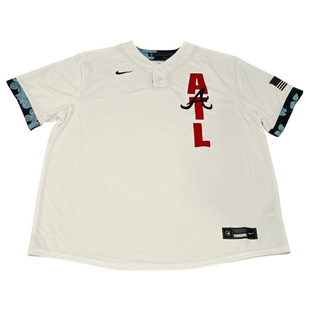 Nike Atlanta Braves 2021 MLB All Star Game Jersey White Mens XL ASG ATL Red
